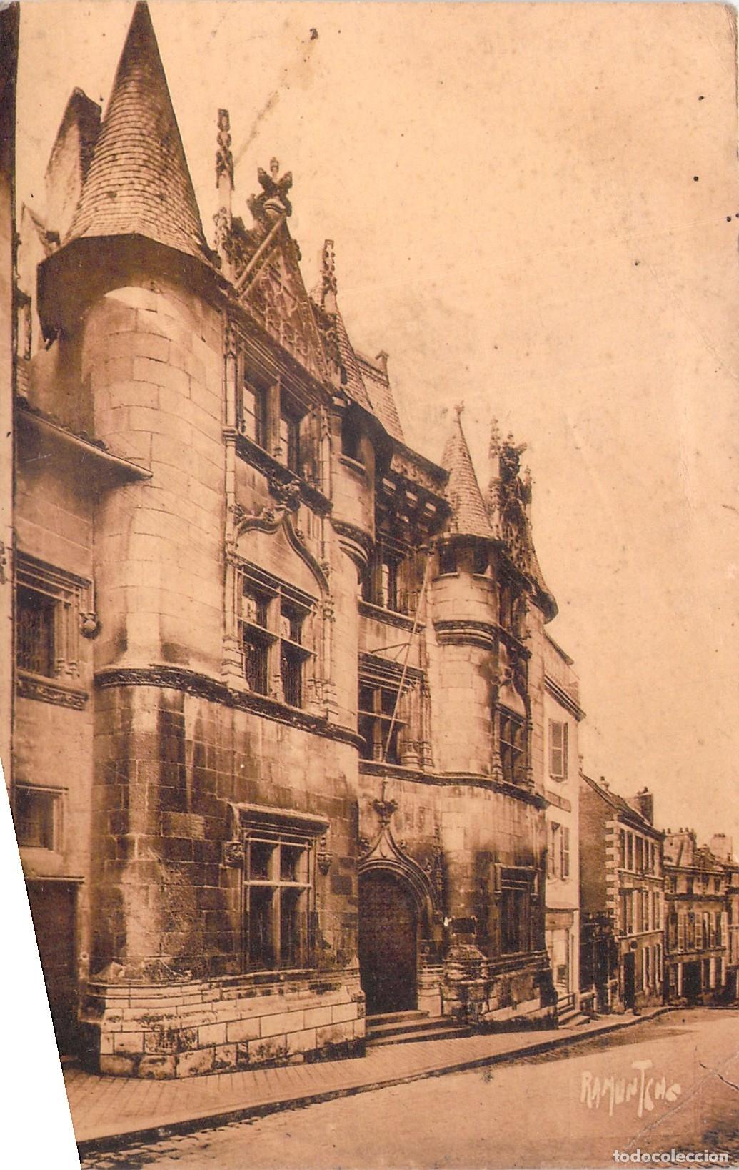 Postkarten: Postal de Poitiers, H&ocirc;tel Fum&eacute; y Facultad de Letras