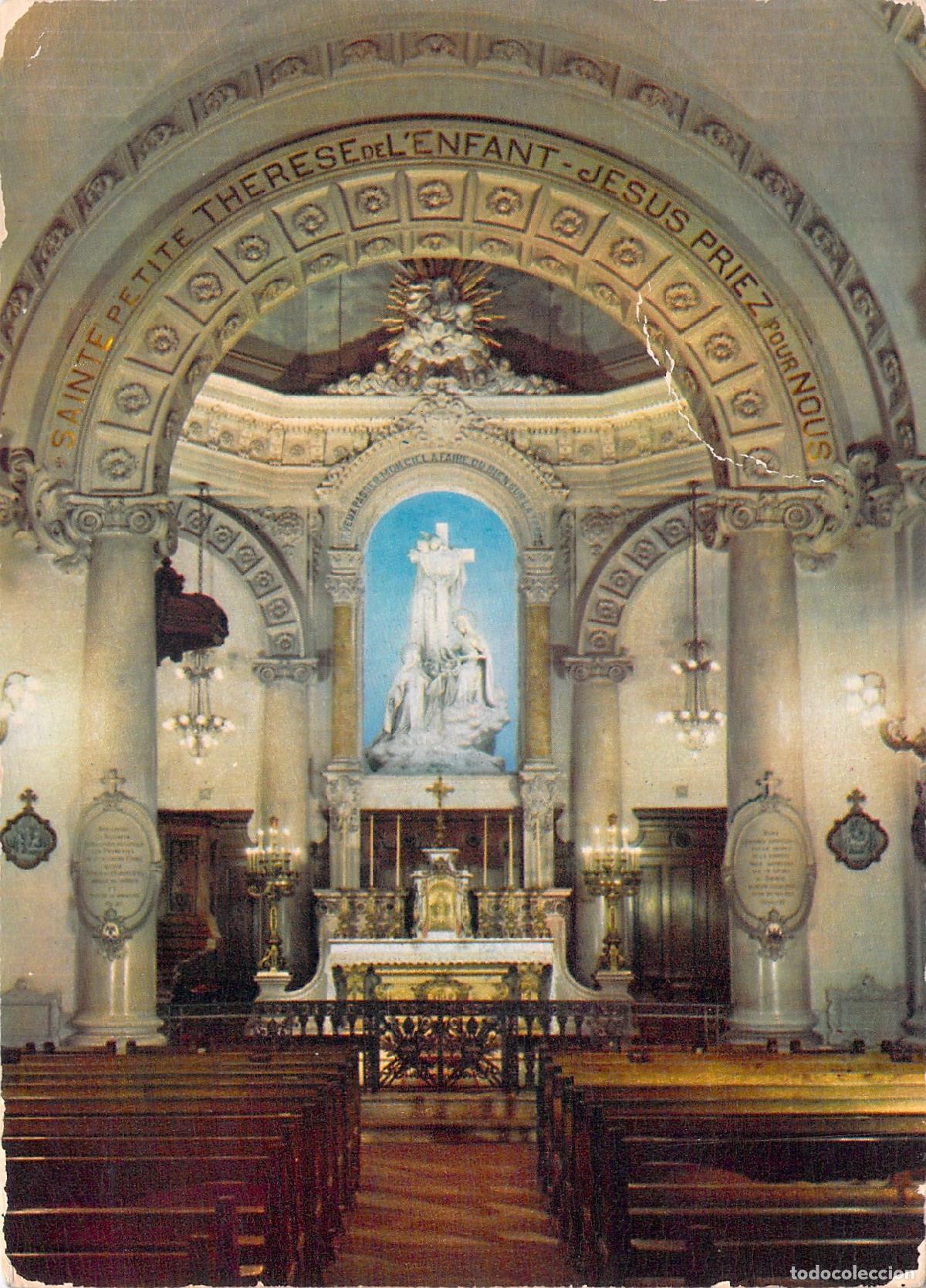 Postkarten: Postal Interior de la Capilla del Carmel de Lisieux, Francia