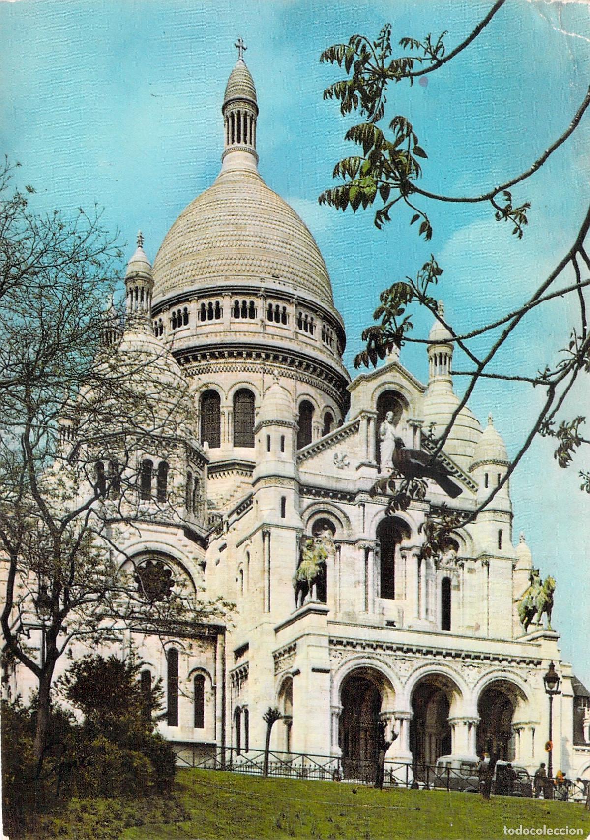 Postkarten: Postal de la Bas&iacute;lica del Sacr&eacute;-C&oelig;ur de Montmartre en Par&iacute;s