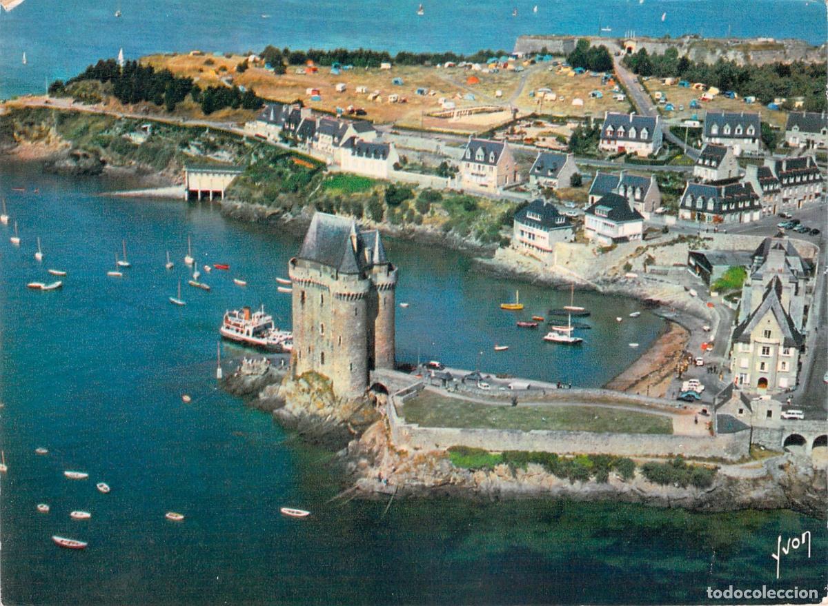Postkarten: Postal de la Torre Solidor en Saint-Servan, Francia - Vista A&eacute;rea