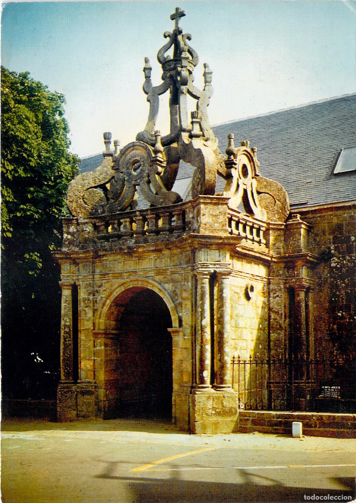 Postkarten: Postal de Carnac: Portal de la Iglesia de Saint-Cornely
