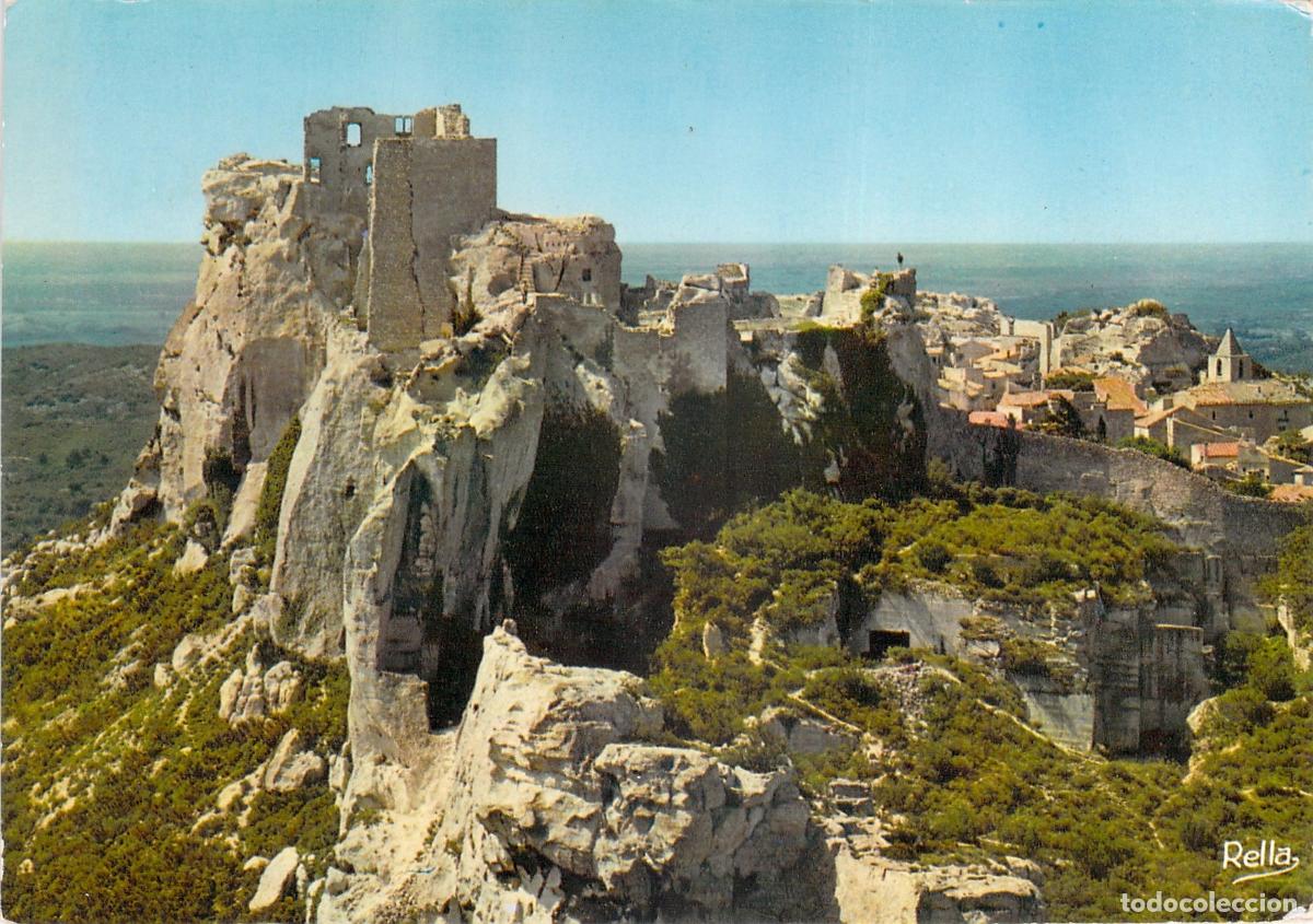 Postkarten: Postal Castillo Feudal y Pueblo de Les Baux de Provence Francia
