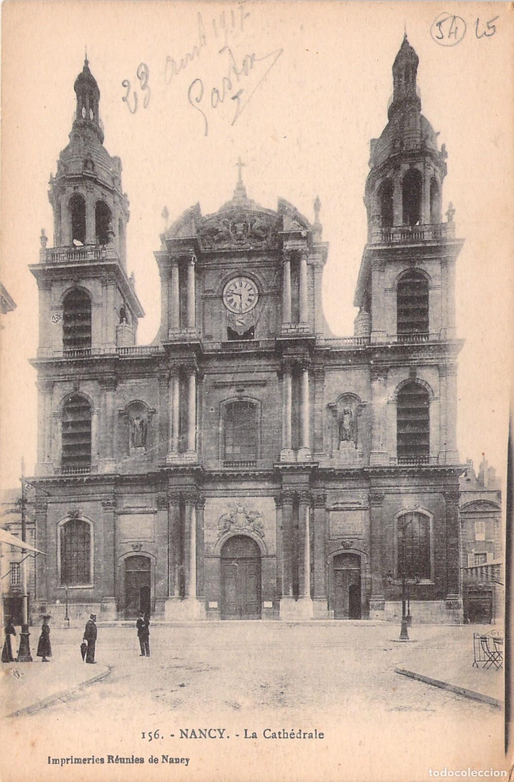 Postales: Postal de la Catedral de Nancy, Francia - Arquitectura Hist&oacute;rica