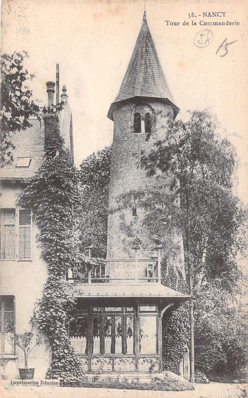 Postales: Postal de Nancy - Tour de la Commanderie en Francia