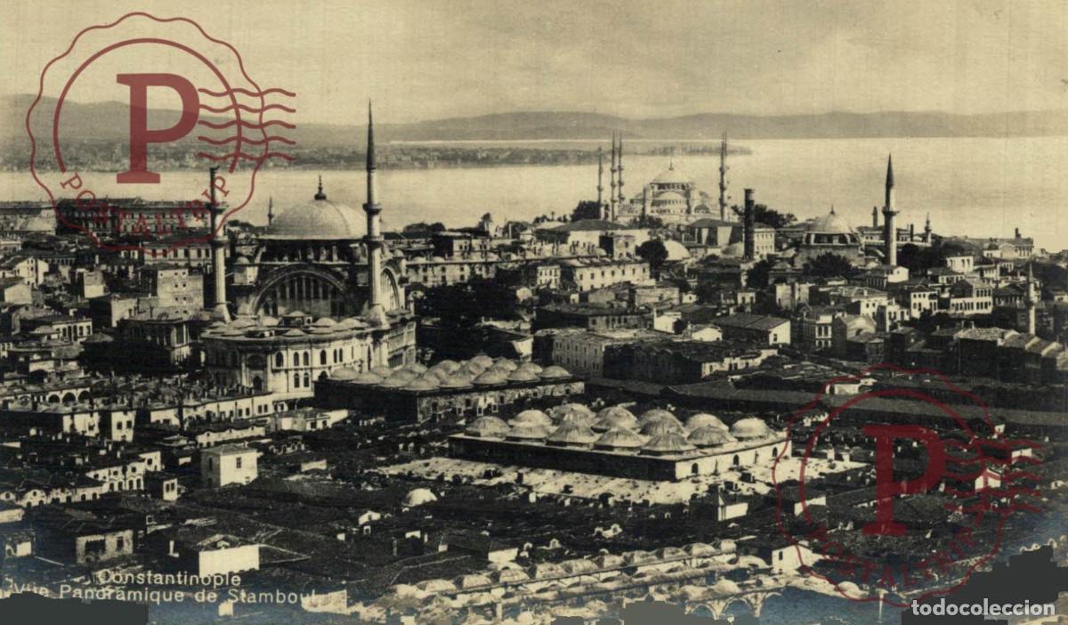 Postcards: RPPC. FOTOGRAFICA. TURQUIA. TURQUIE. CONSTANTINOPLE. PANORAMIQUE DE STAMBOUL.