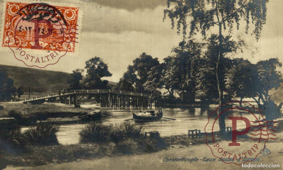 Postcards: RPPC. FOTOGRAFICA. TURQUIA. TURQUIE. CONSTANTINOPLE. Eaux douces dEurope