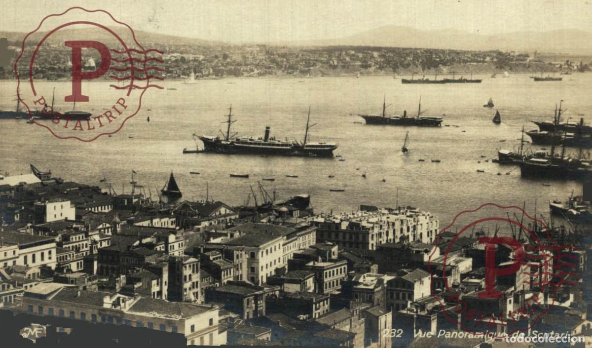 Postcards: RPPC. FOTOGRAFICA. TURQUIA. TURQUIE. Vue panoramique de Scutari.
