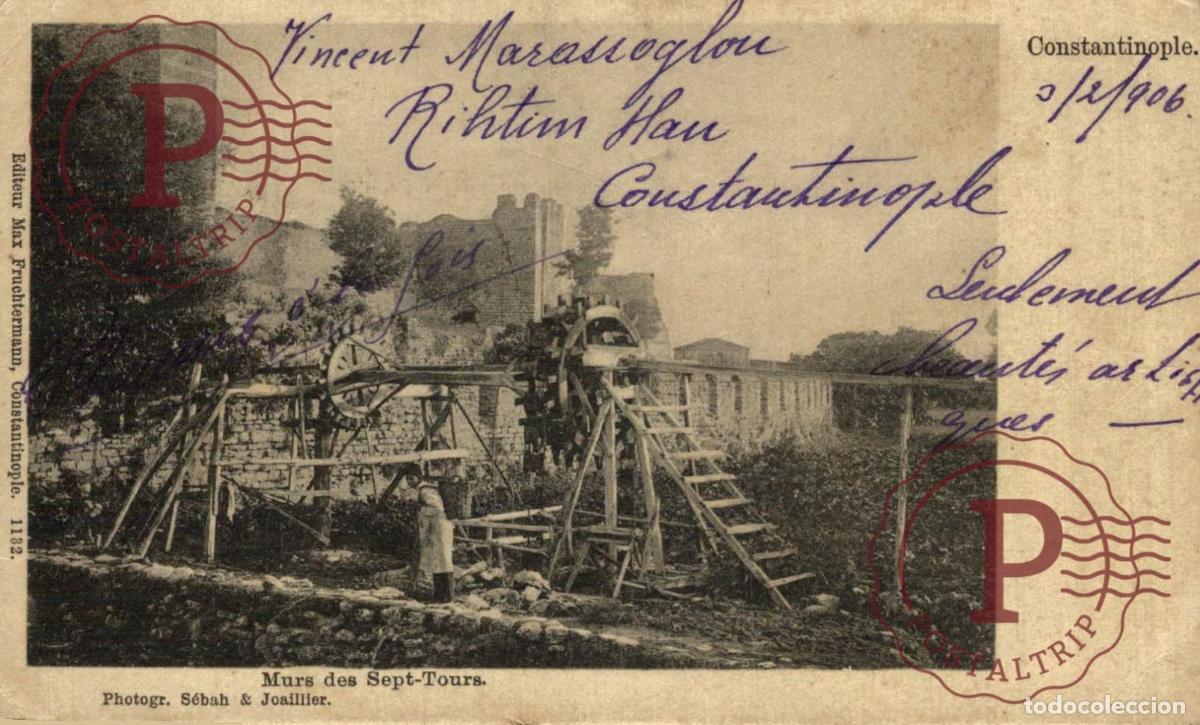 Postales: TURQUIA. TURQUIE. CONSTANTINOPLE. Murs des sept tours Constantinople