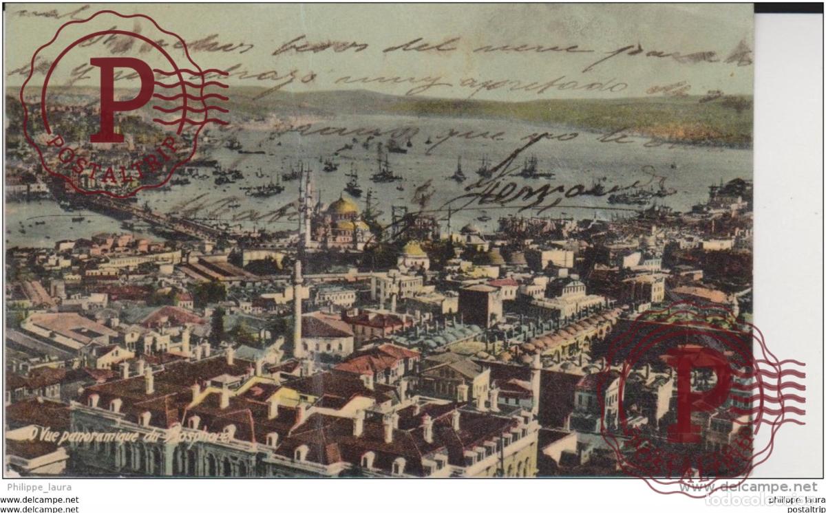Postales: Consantinople . Vue Panoramique du Rosphore