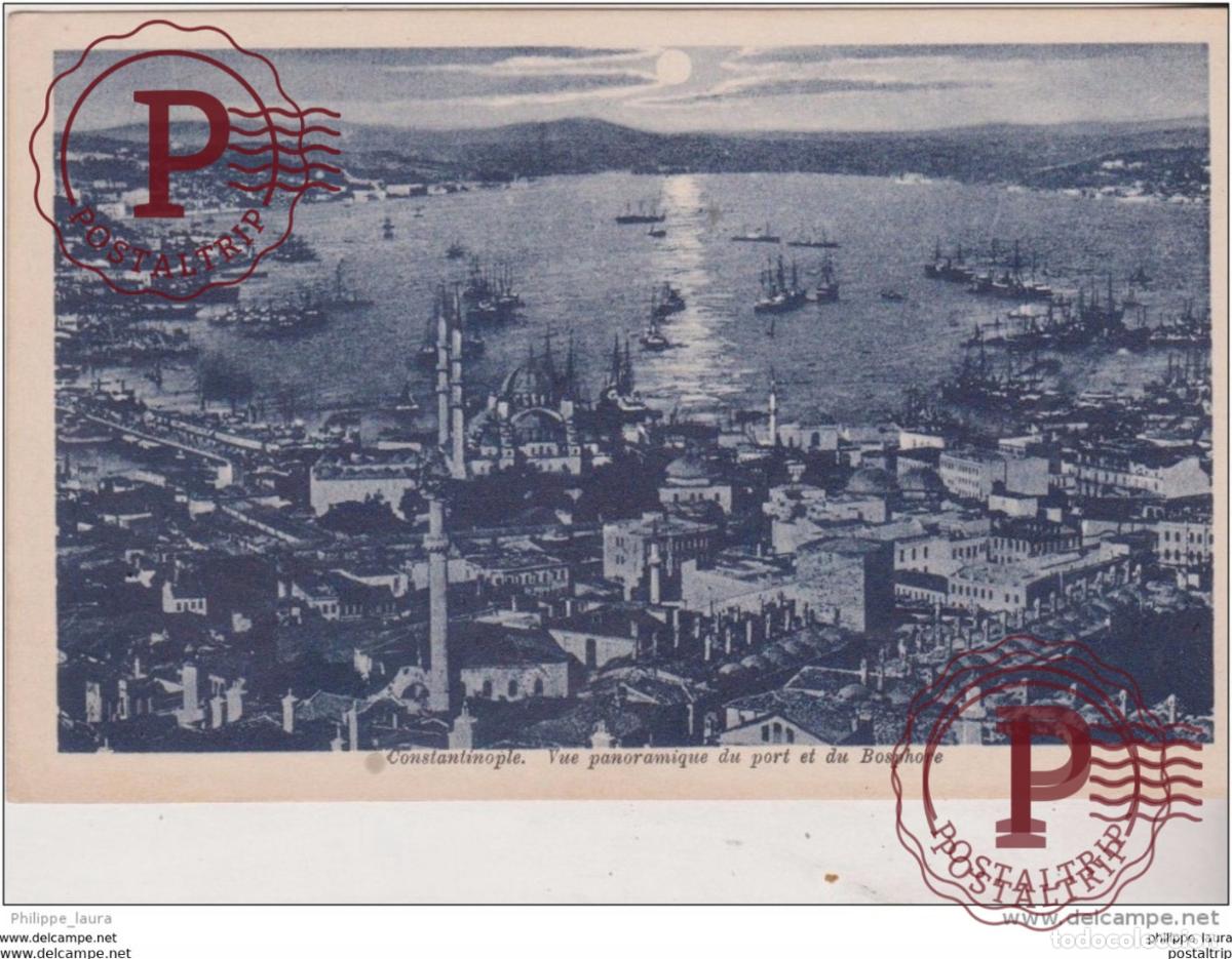 Postales: constantinople vue panoramique du port et du bosphore