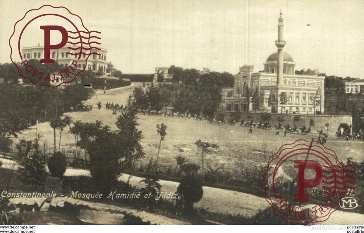 Postales: RPPC CONSTANTINOPLE MOSQUEE HAMIDIE ET YILDIZ turkey TURQUIE