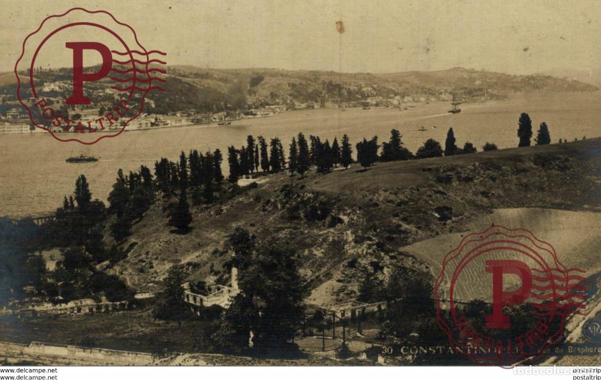 Postcards: RPPC Constantinople Istanbul VUE DU BOSPHORE Turquie TURQUIA