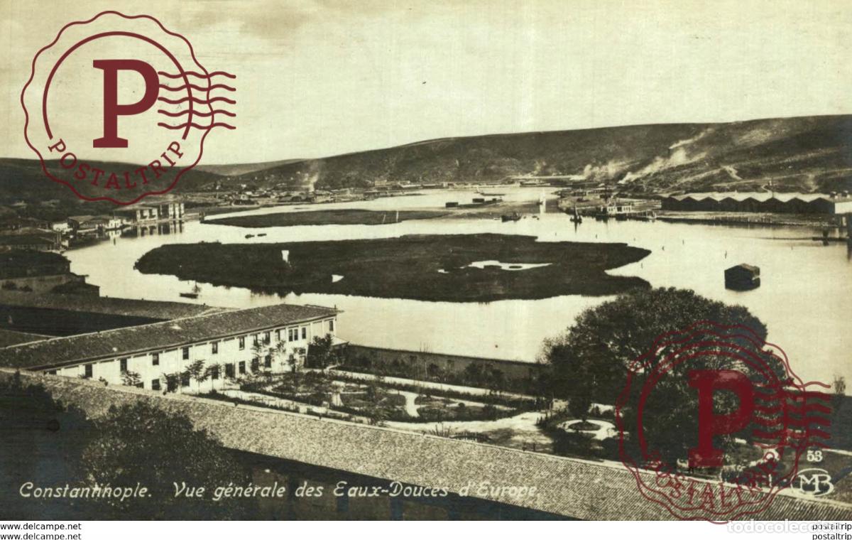 Postales: Constantinople Istanbul RPPC VUE GENERALE DES EAUX DOUCES DEUROPE Turquie TURQUIA
