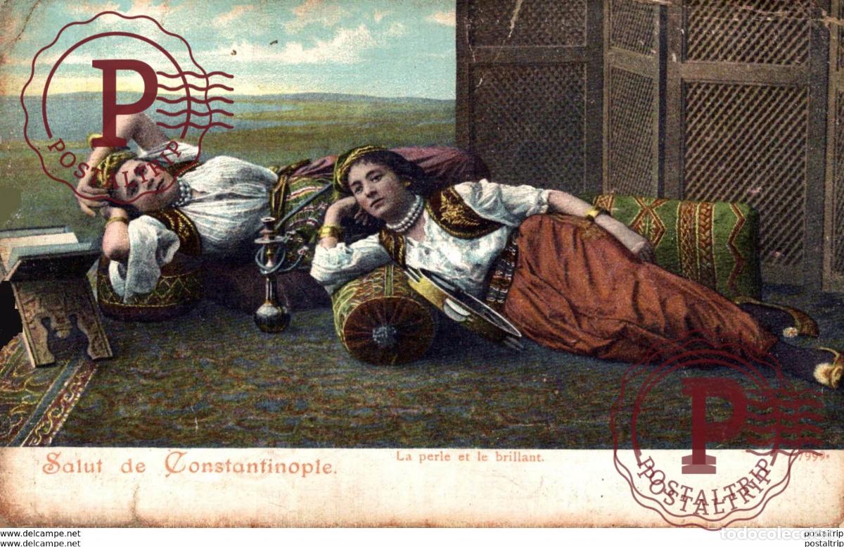 Postales: TURQUIA TURQUIE. SALUT DE CONSTANTINOPLE. LA PERLE ET LE BRILLANT