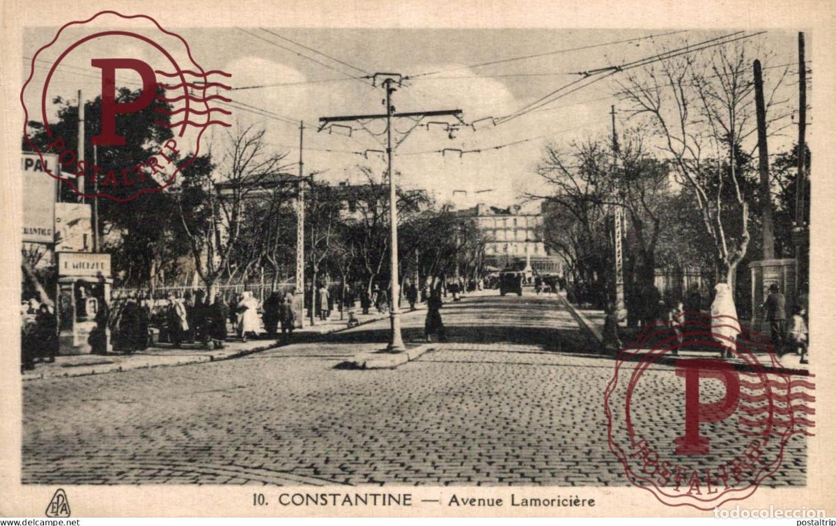 Postales: TURQUIA. TURQUIE. CONSTANTINE AVENUE LAMORICIERE
