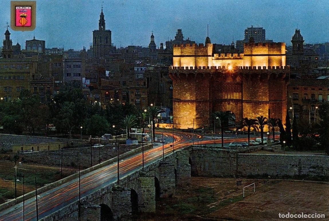 Postales: :::: PH619 - POSTAL - VALENCIA - PUENTE Y TORRES DE SERRANOS