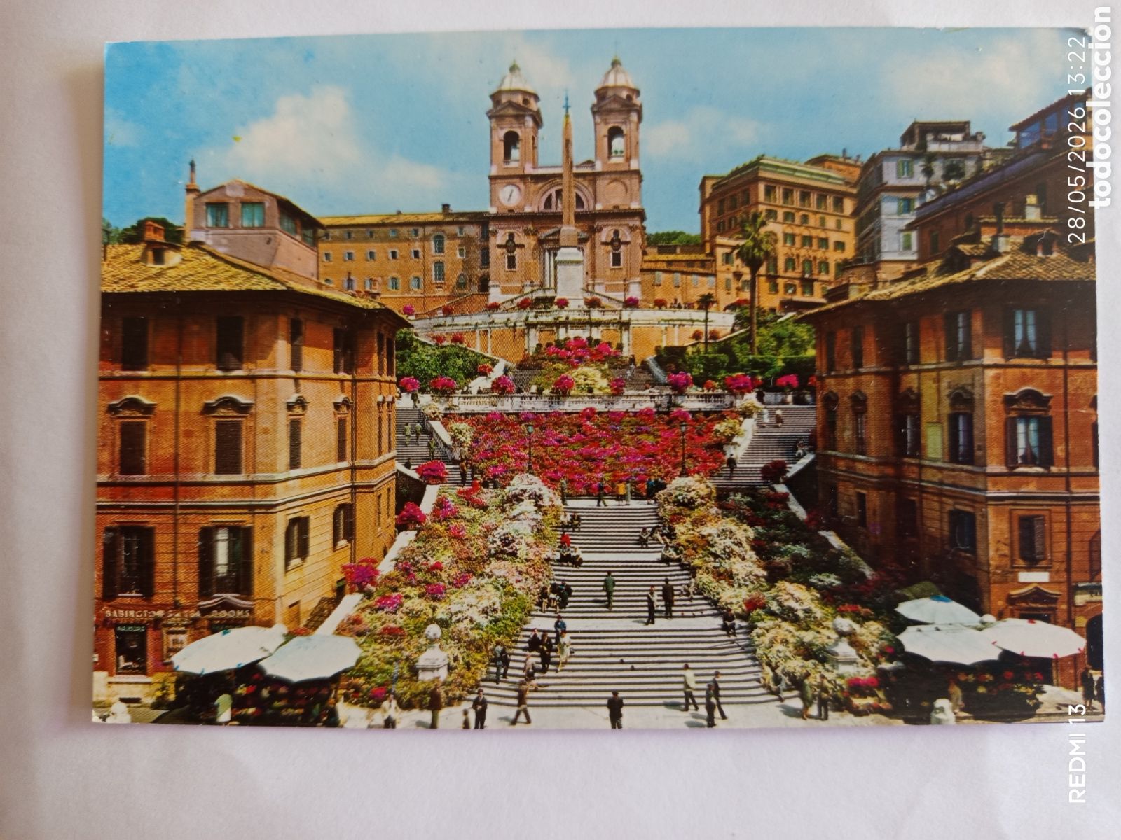 Postales: Roma, Plaza de Espa&ntilde;a