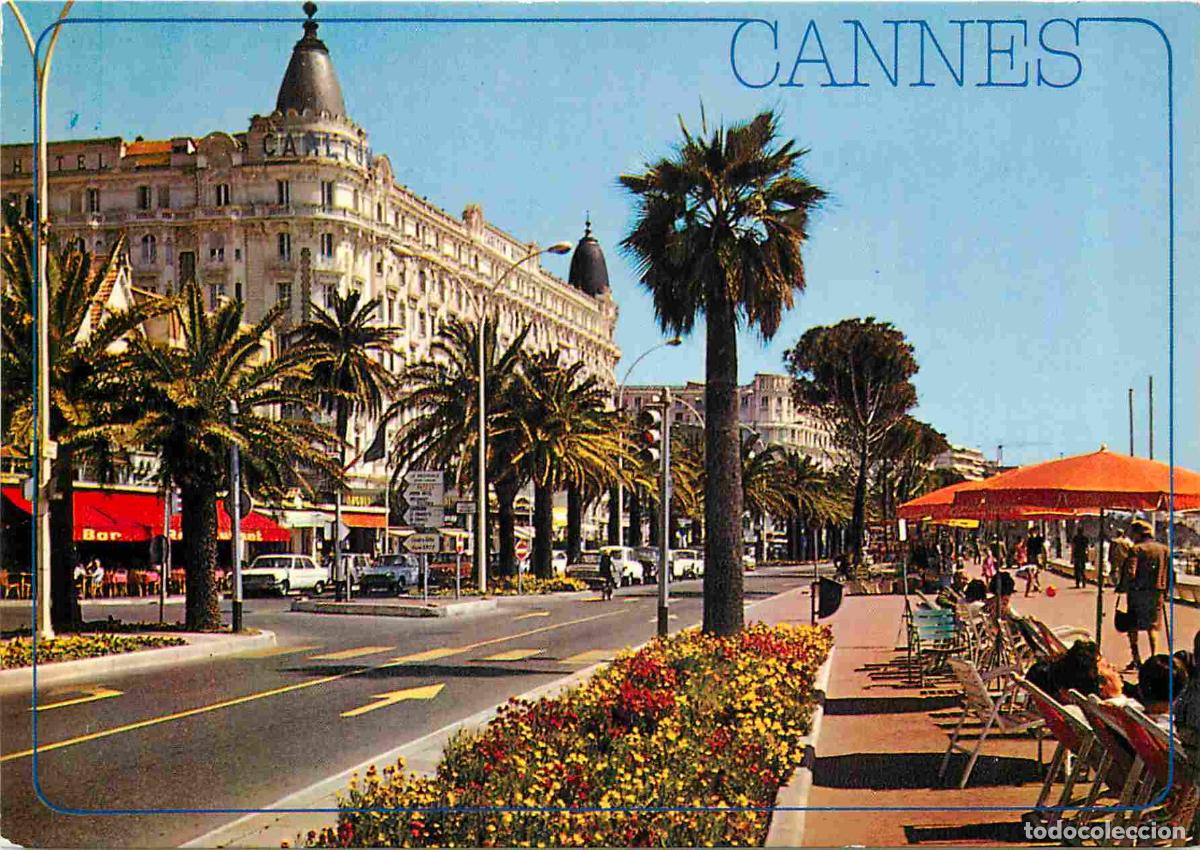Postkarten: Francia - Carte Postale - 06 - Cannes - La croisette et l'h&ocirc;tel carlton - CPM - Voir Scans Recto-Ver