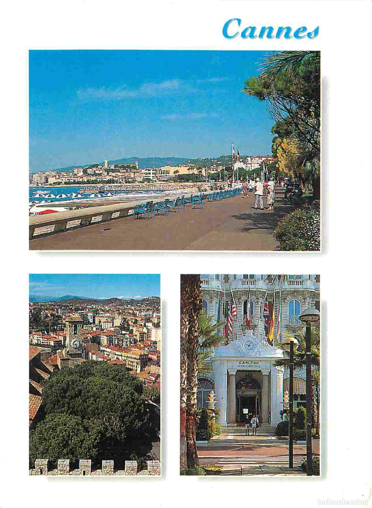 Postkarten: Francia - Carte Postale - 06 - Cannes - Multivues - La croisette le suquet et l'h&ocirc;tel carlton - CPM