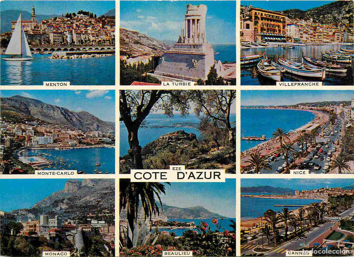 Postcards: Francia - Carte Postale - 06 - Cote d'Azur - Les merveilleux sites de la c&ocirc;te d'azur - Multivues - C