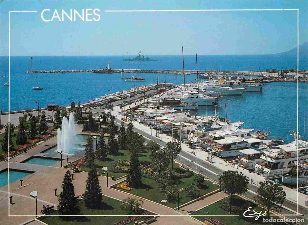 Postcards: Francia - Carte Postale - 06 - Cannes - Les Jardins du Palais des Festivals et des Congr&egrave;s et la Jet