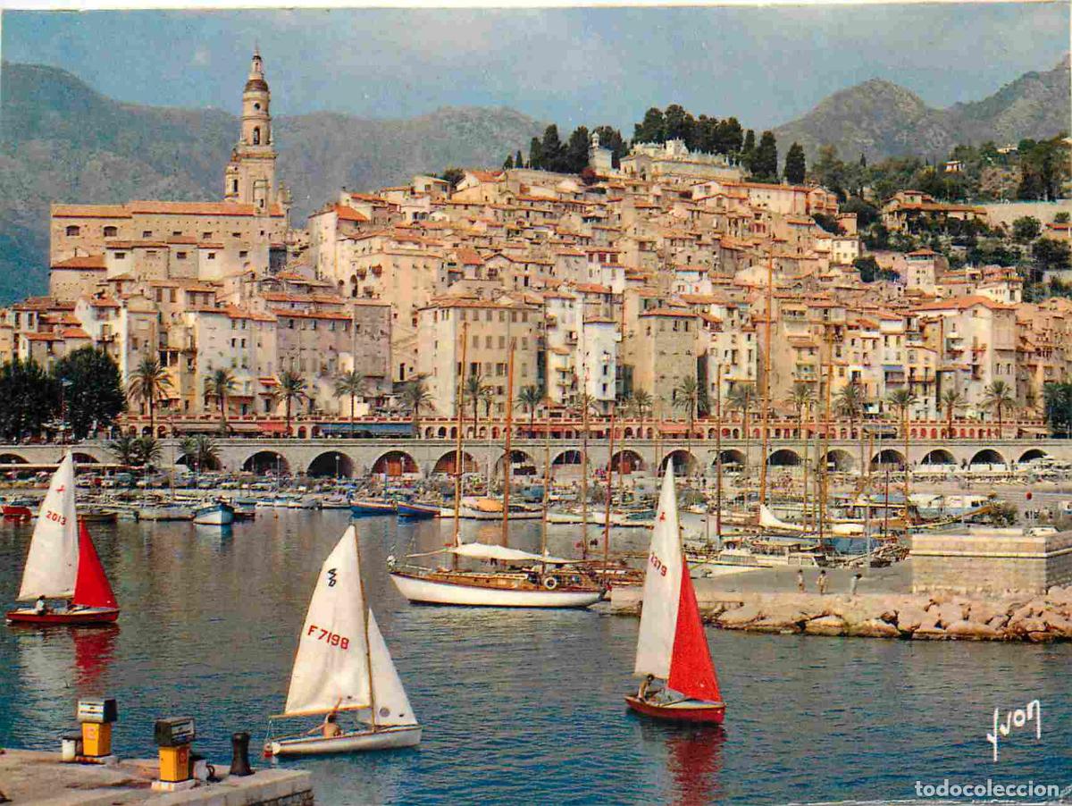 Postcards: Francia - Carte Postale - 06 - Menton - Le Port et la vieille ville - Voile - CPM - Voir Scans Recto