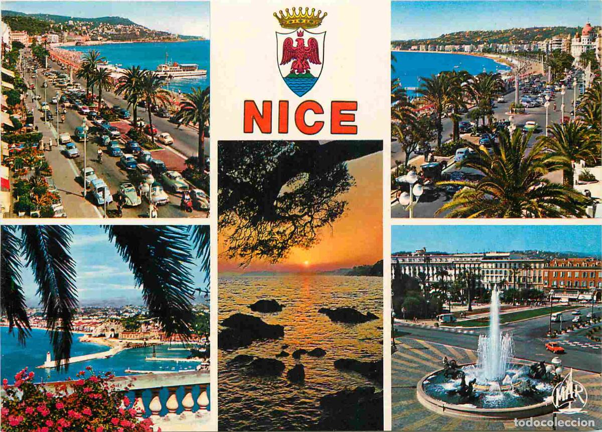 Postcards: Francia - Carte Postale - 06 - Nice - Multivues - La Promenade des Anglais Le Port La Fontaine de la