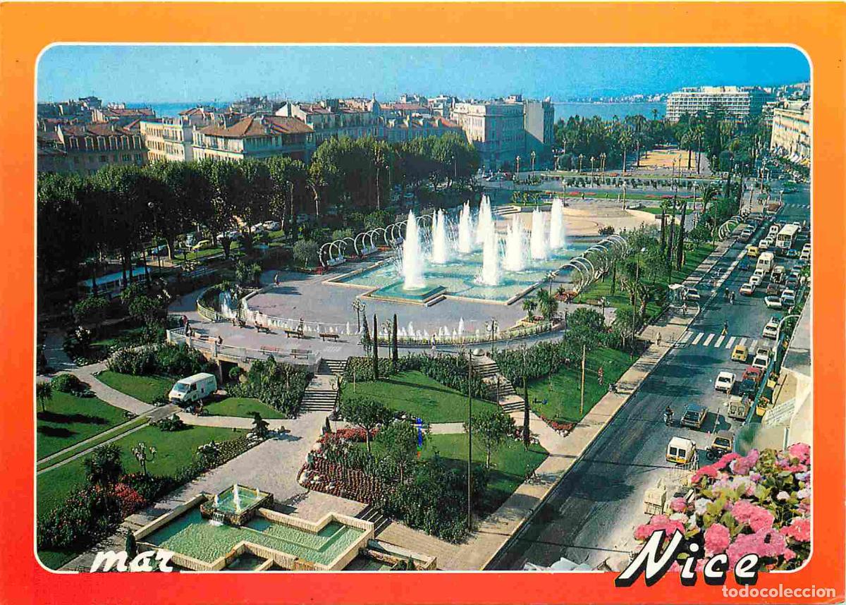 Postcards: Francia - Carte Postale - 06 - Nice - L'espace massena - vue a&eacute;rienne - jets d'eau - CPM - Voir Scan