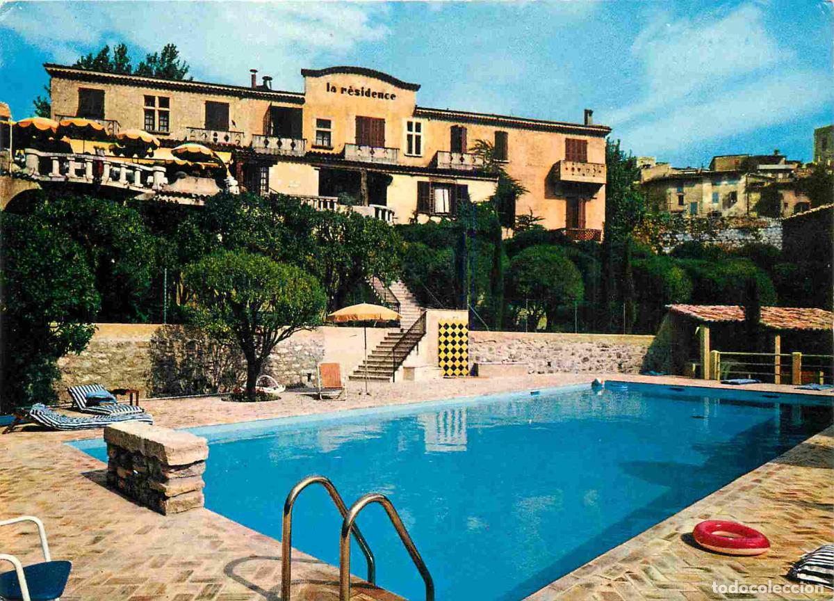 Postales: Francia - Carte Postale - 06 - Saint-paul - H&ocirc;tel la r&eacute;sidence - sa piscine au milieu des orangers -