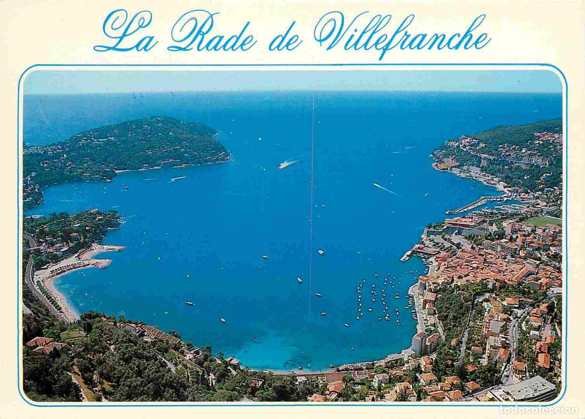 Postales: Francia - Carte Postale - 06 - Villefranche sur mer - Vue g&eacute;n&eacute;rale a&eacute;rienne de la rade - CPM - Voir