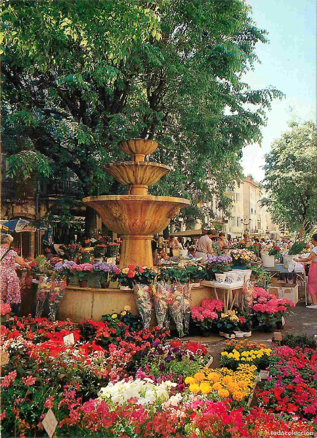 Cartes Postales: Francia - Carte Postale - 06 - Grasse - La place aux aires - march&eacute; aux fleurs - CPM - Voir Scans Re