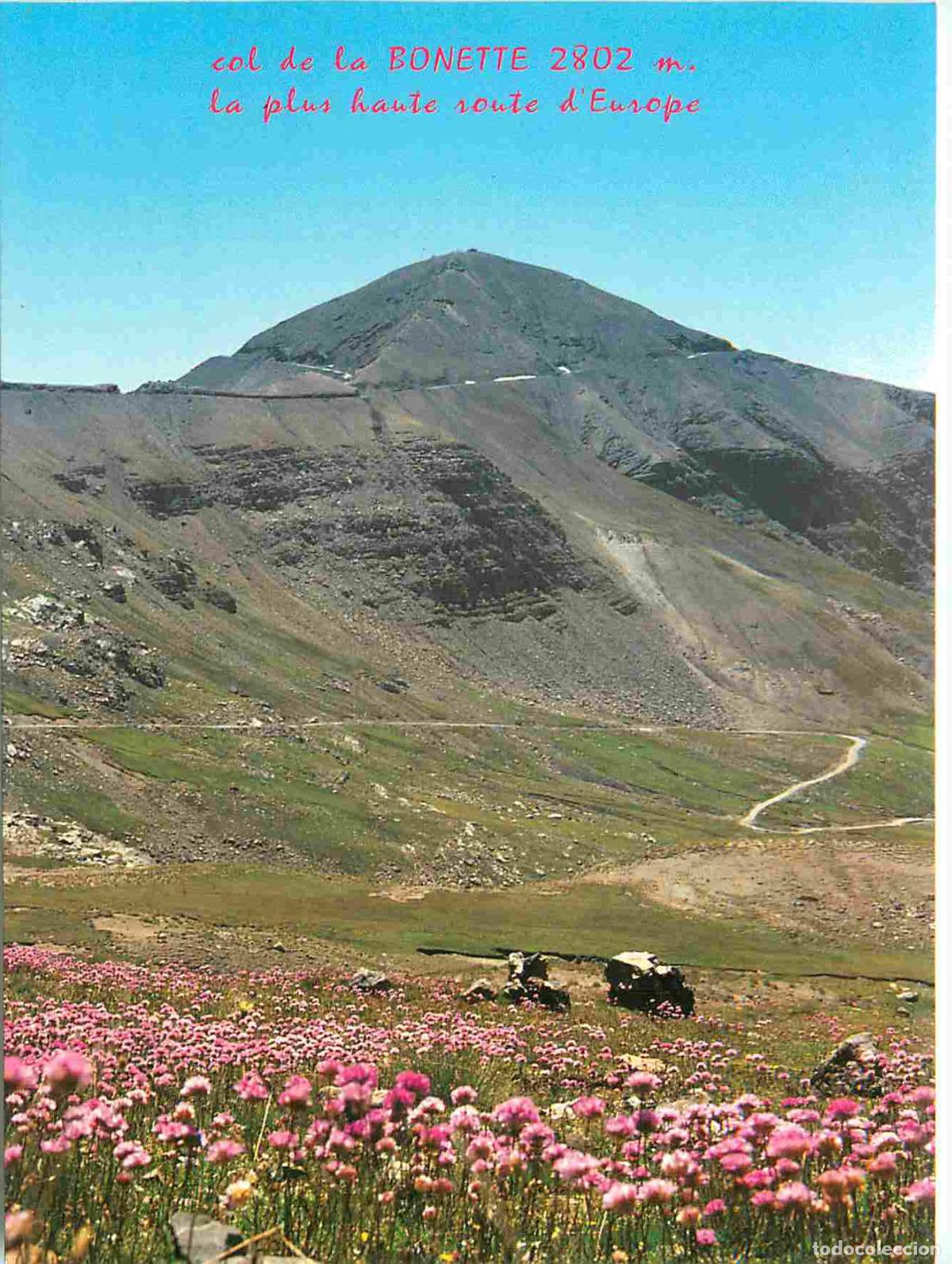 Cartes Postales: Francia - Carte Postale - 06 - Col de la bonette - 2802 m - la plus haute route d'europe reliant la