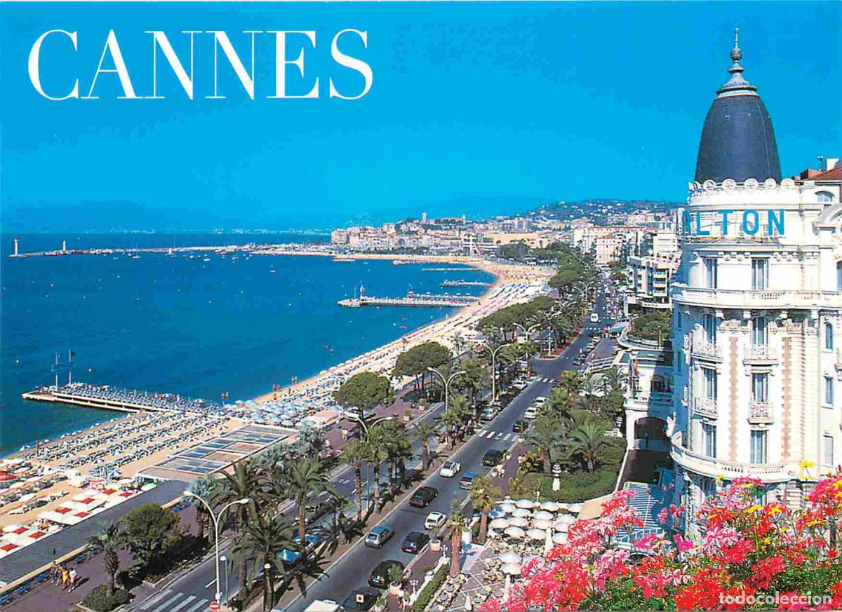 Postkarten: Francia - Carte Postale - 06 - Cannes - La croisette et l'h&ocirc;tel carlton - CPM - Voir Scans Recto-Ver