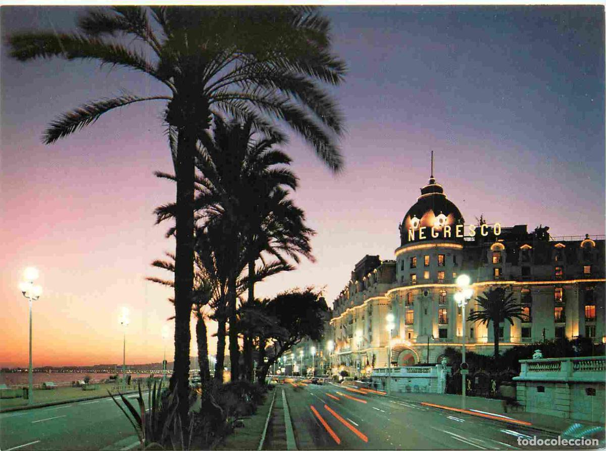 Postkarten: Francia - Carte Postale - 06 - Nice - H&ocirc;tel Negresco le soir sur la promenade des Anglais - CPM - Vo