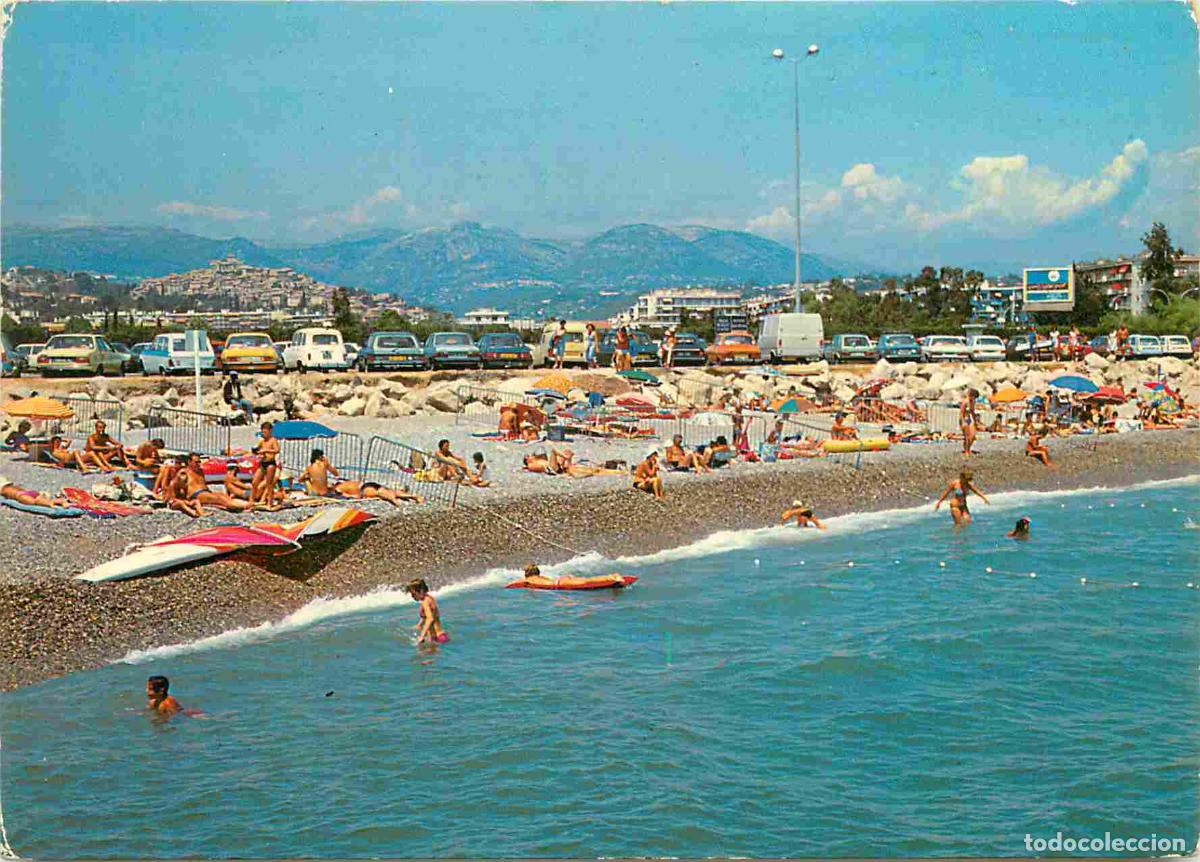 Cartes Postales: Francia - Carte Postale - 06 - Cagnes-sur-mer - La plage - Automobiles - CPM - Voir Scans Recto-Vers