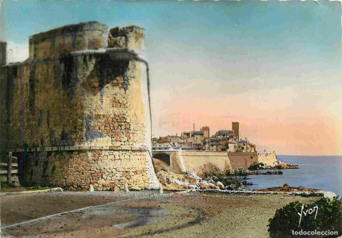 Cartoline: Francia - Carte Postale - 06 - Antibes - Les forts - Carte dentel&eacute;e - CPSM grand format - Voir Scans