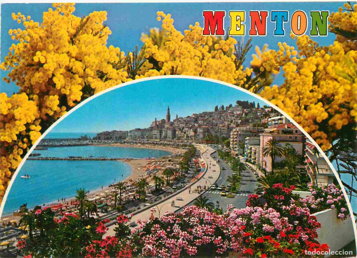 Cartoline: Francia - Carte Postale - 06 - Menton - Les plages et la vieille ville - CPM - Voir Scans Recto-Vers