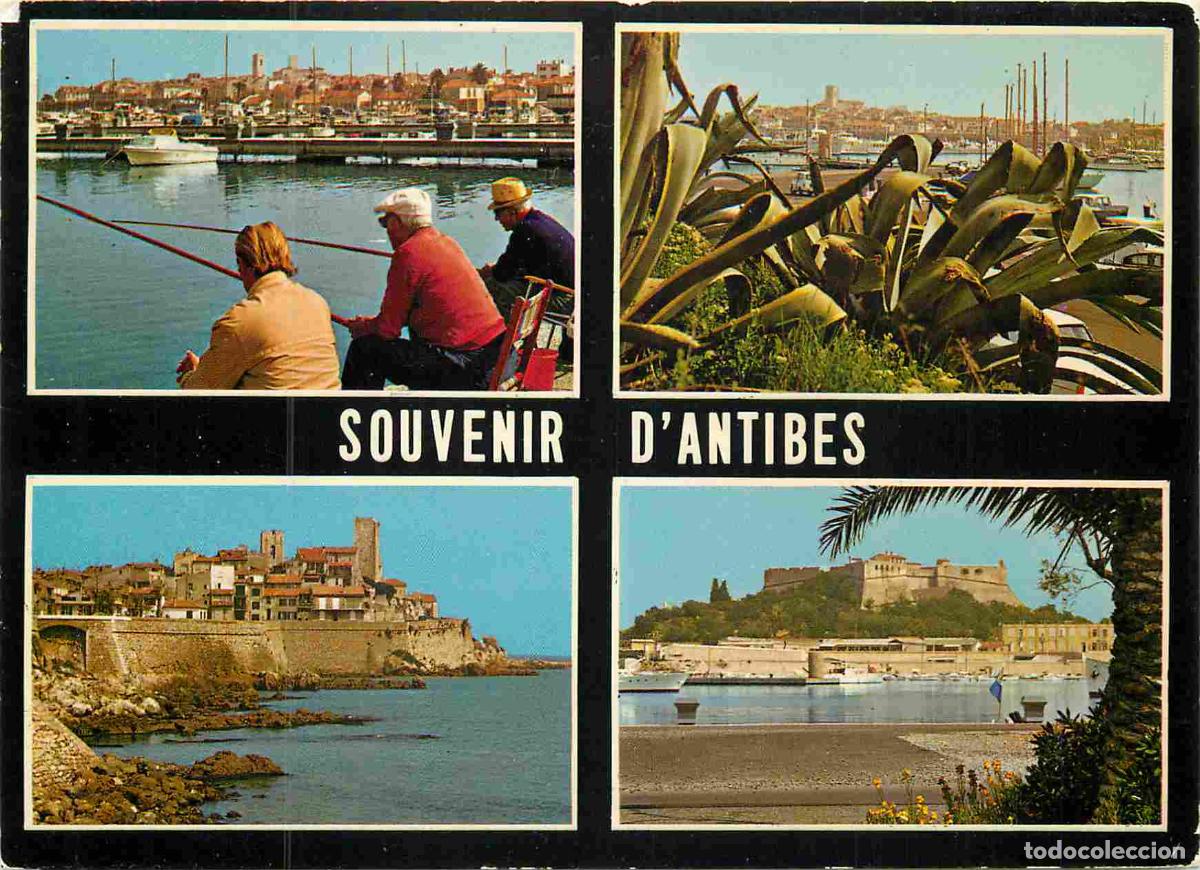Cartoline: Francia - Carte Postale - 06 - Antibes - Multivues - Pecheur &agrave; la ligne - CPM - Voir Scans Recto-Ver