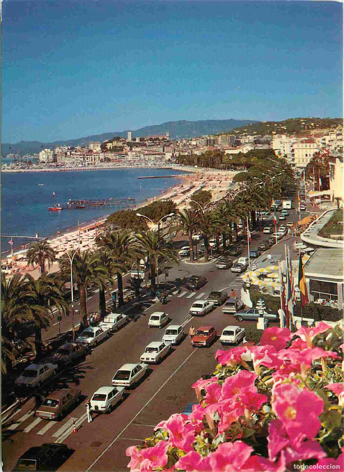 Postkarten: Francia - Carte Postale - 06 - Cannes - La promenade de la croisette dans le fond le suquet - Automo