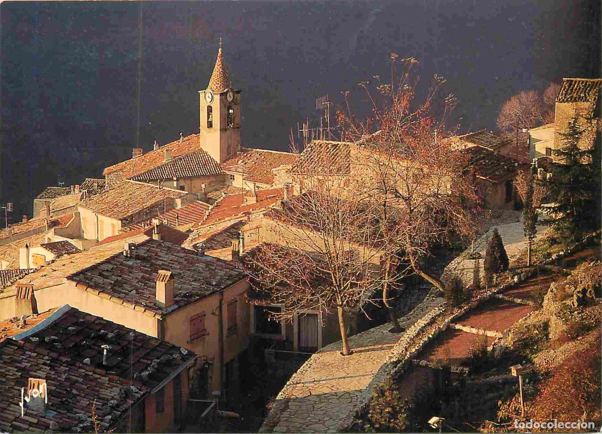 Cartes Postales: Francia - Carte Postale - 06 - Saint-agnes - Coucher de soleil sur le village - CPM - Voir Scans Rec