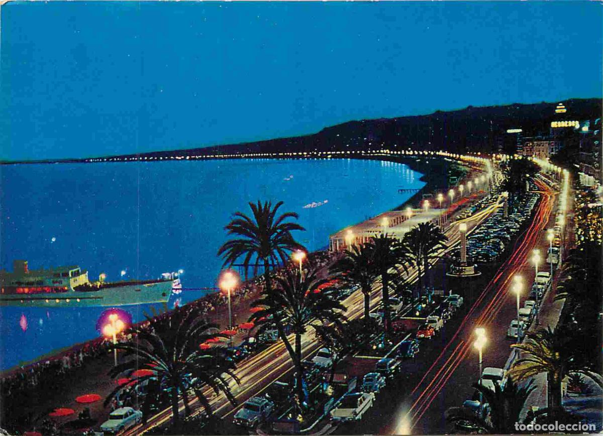 Cartes Postales: Francia - Carte Postale - 06 - Nice - La promenade des anglais la nuit - CPM - Voir Scans Recto-Vers