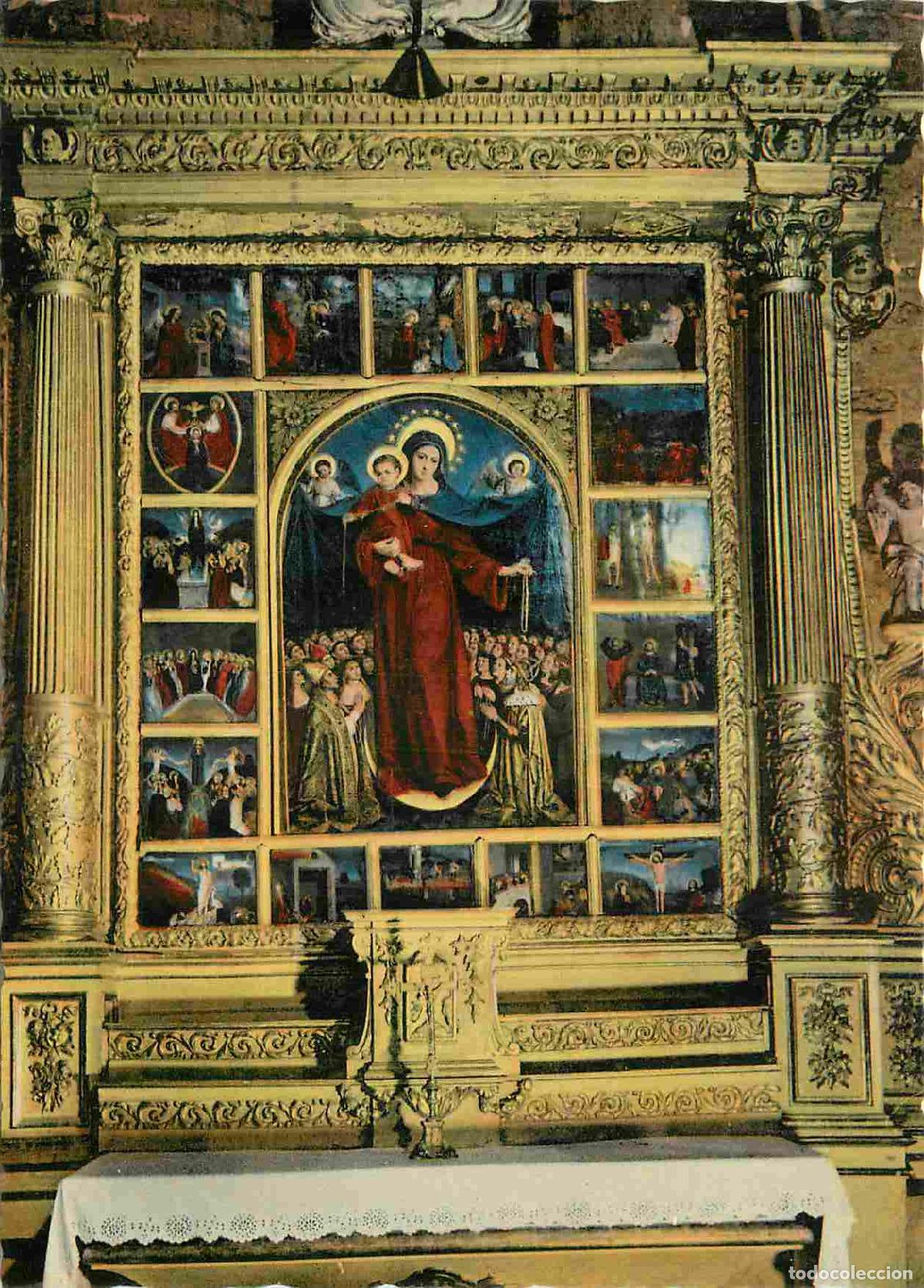 Cartes Postales: Francia - Carte Postale - 06 - Antibes - Int&eacute;rieur de la cath&eacute;drale - r&eacute;table du rosaire ecole de br