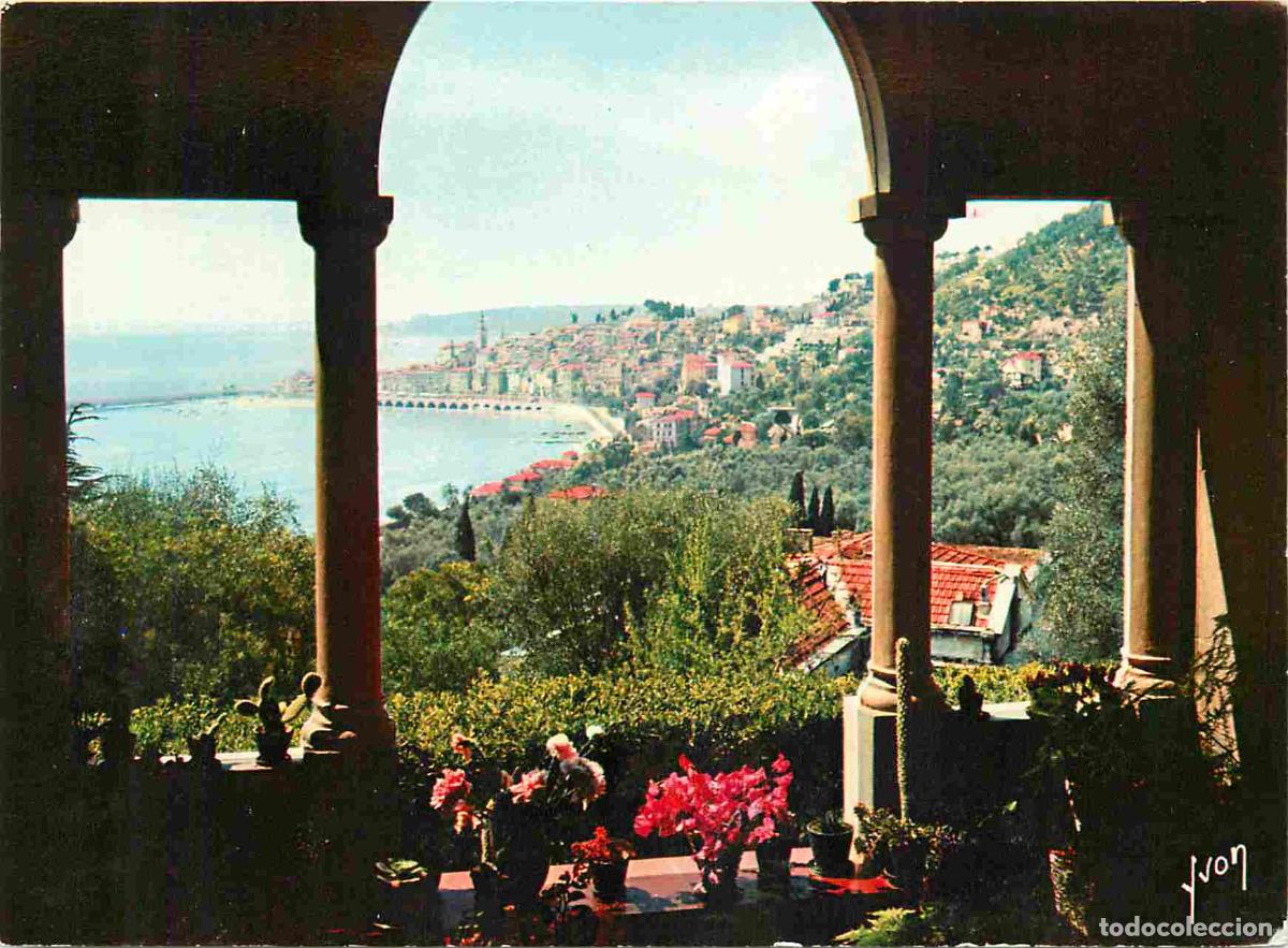 Postcards: Francia - Carte Postale - 06 - Menton - Domaine les colombi&egrave;res - le palladio de la salle &agrave; manger -