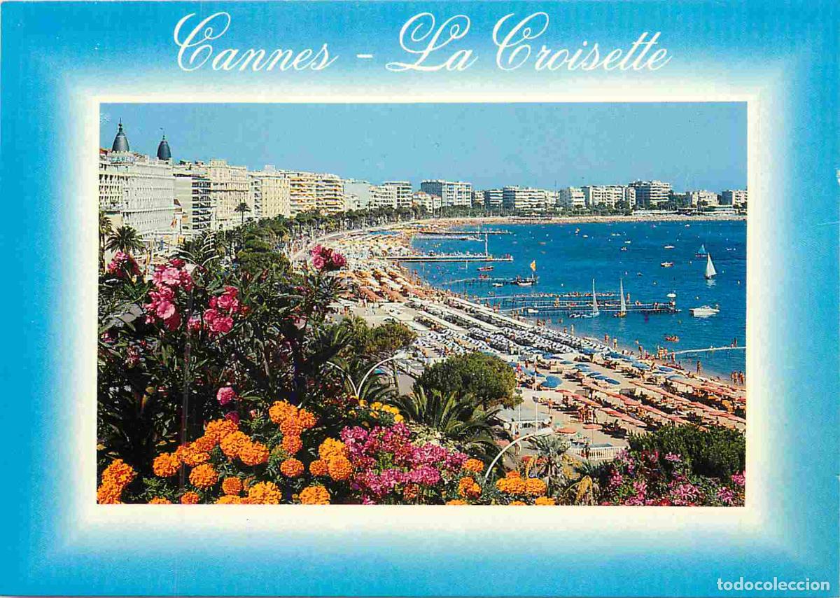 Postales: Francia - Carte Postale - 06 - Cannes - Les plages de la Croisette - Fleurs - CPM - Voir Scans Recto