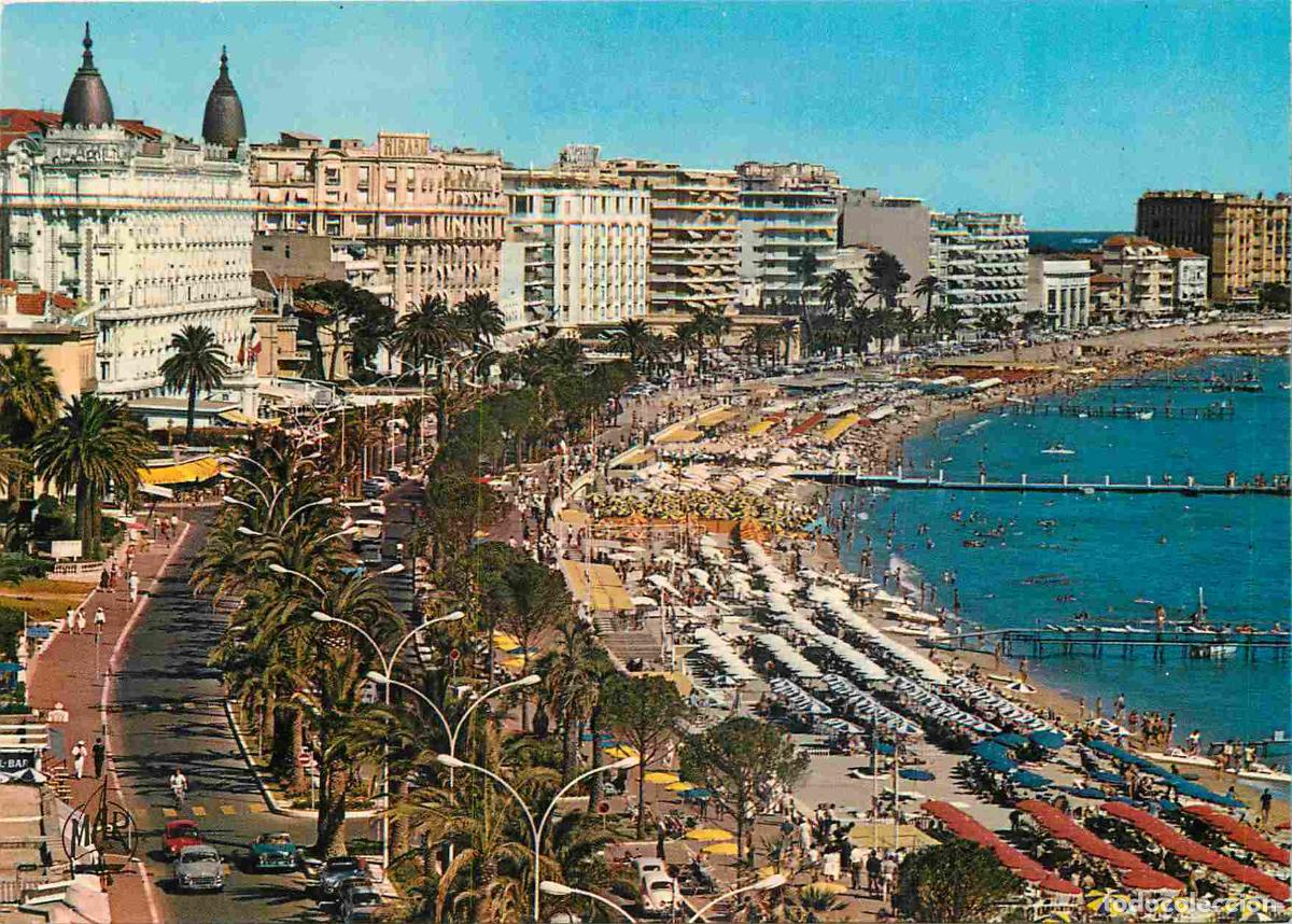 Postales: Francia - Carte Postale - 06 - Cannes - Les Palaces de la Croisette et la plage - CPM - Voir Scans R