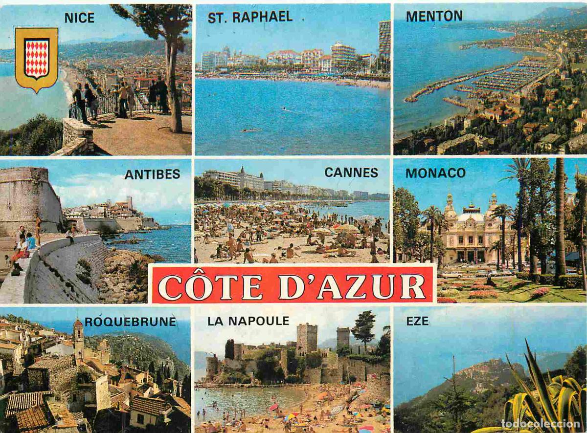 Postales: Francia - Carte Postale - 06 - Cote d'Azur - Multivues - Nice St Raphael Menton Antibes Cannes Monac