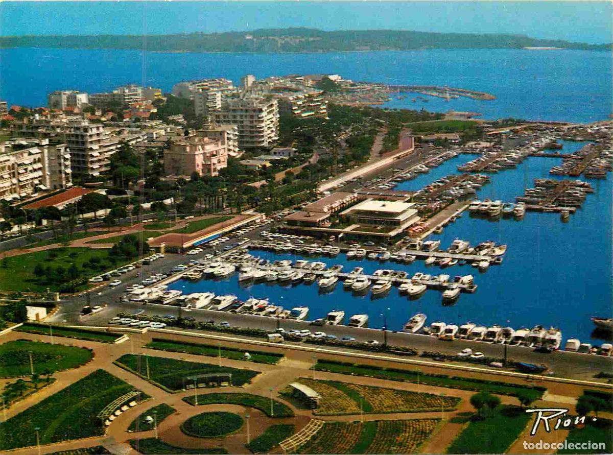 Postales: Francia - Carte Postale - 06 - Cannes - Vue a&eacute;rienne Le Port Canto le Palm Beach L Ile Ste Marguerit