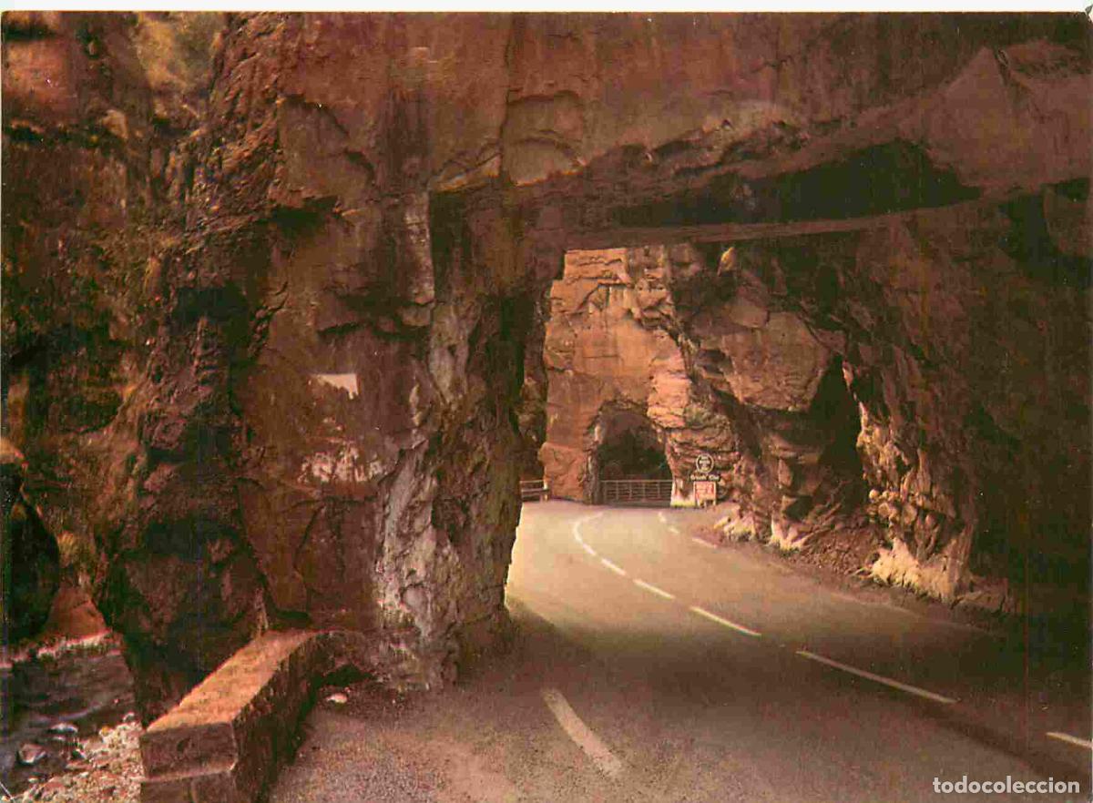 Postales: Francia - Carte Postale - 06 - Gorges du Cians - Route taill&eacute;e dans le schiste rouge au lieu dit La
