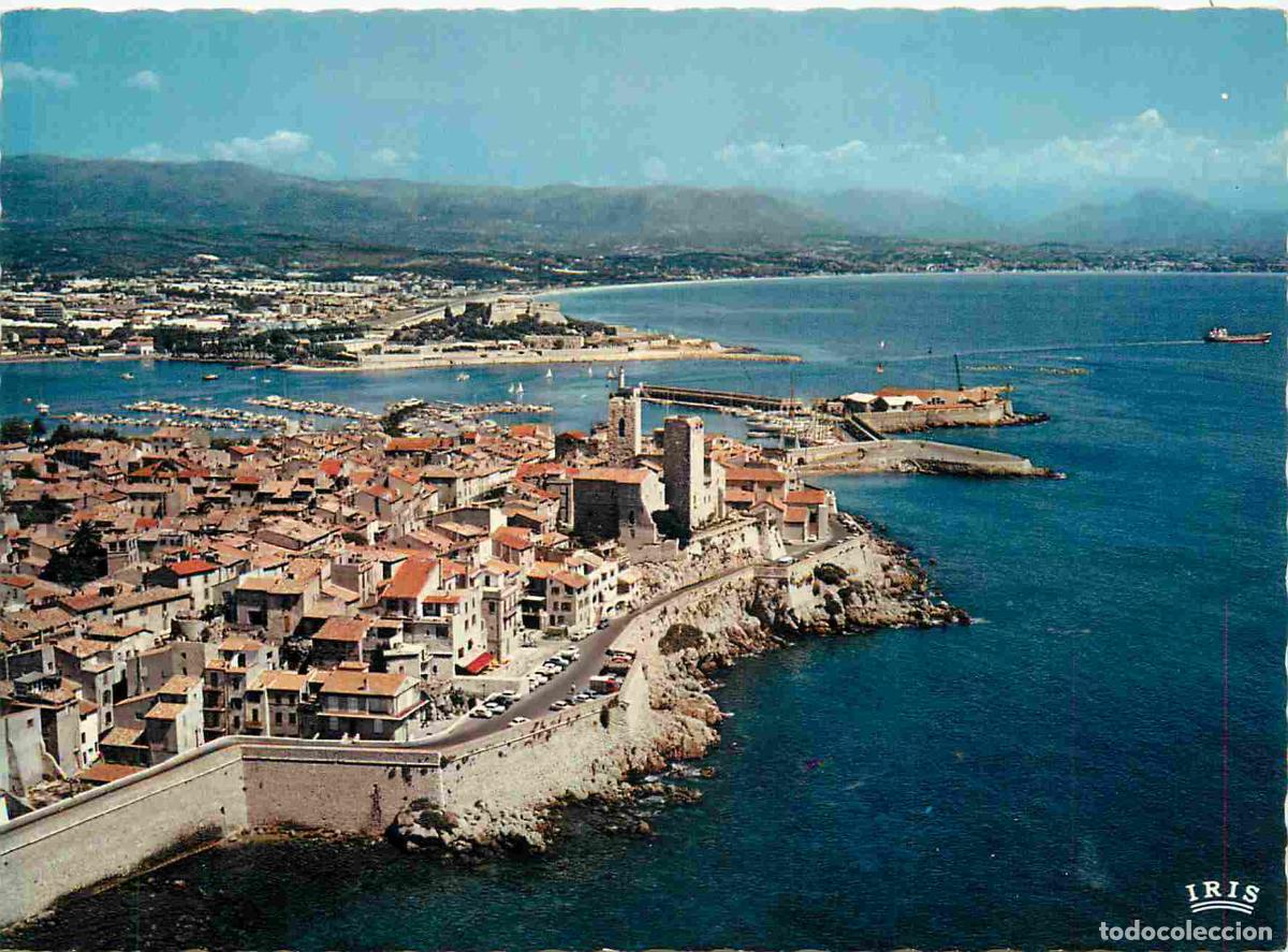 Postkarten: Francia - Carte Postale - 06 - Antibes - Les remparts la vieille ville le port et le fort-carr&eacute; - Vu