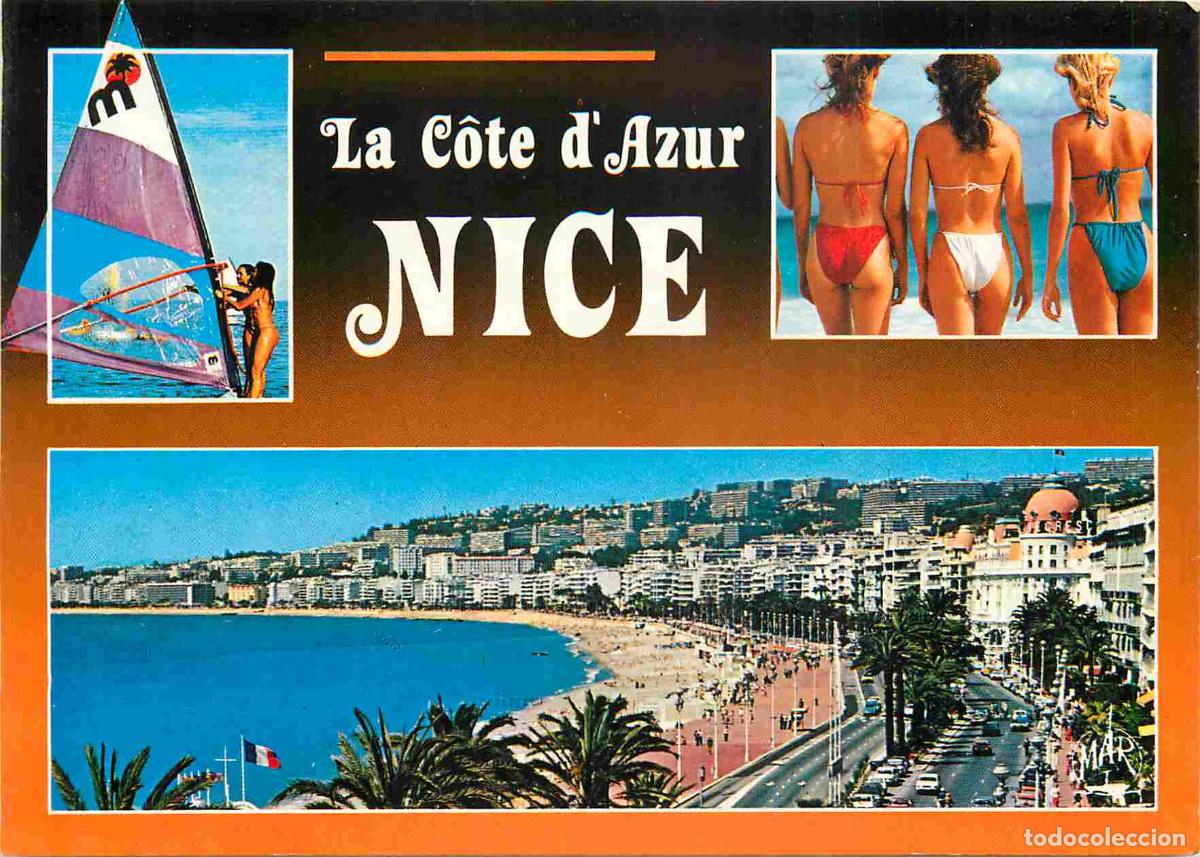 Postkarten: Francia - Carte Postale - 06 - Nice - La promenade des anglais - Multivues - Femme en maillot de bai